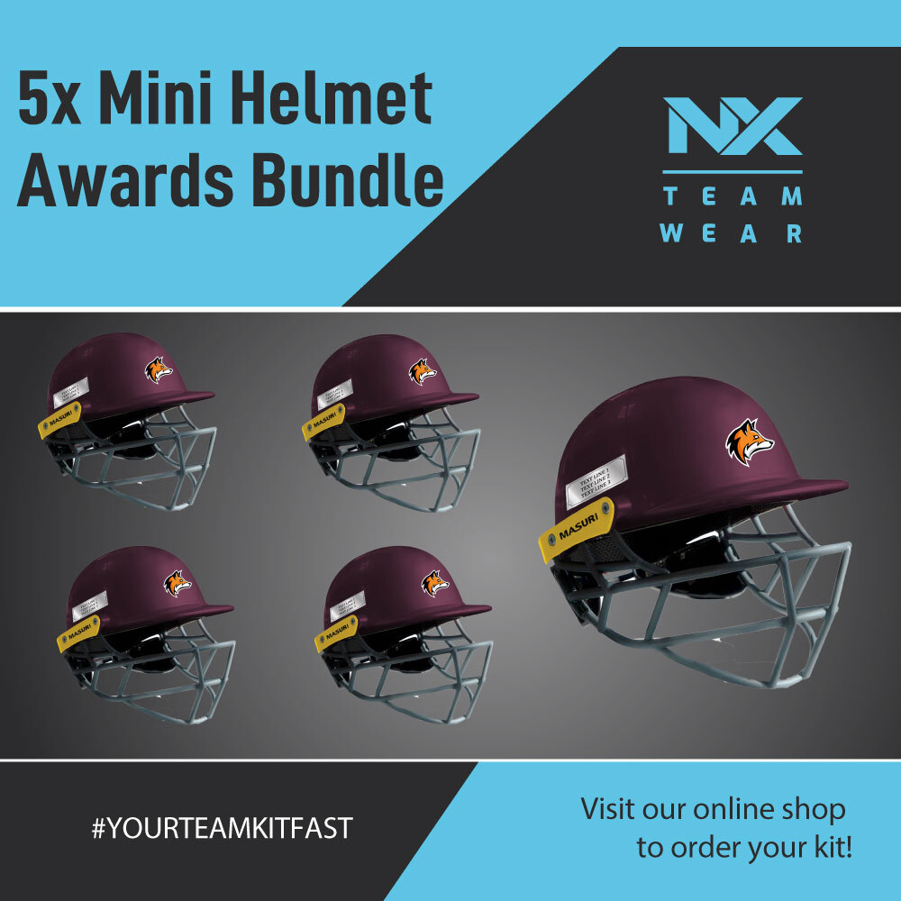 5x Mini Helmet Award