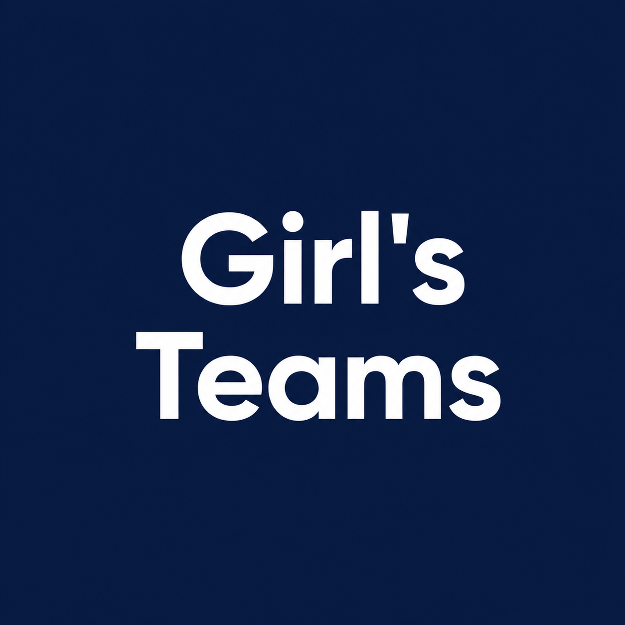 Girls Teams - Demo CC