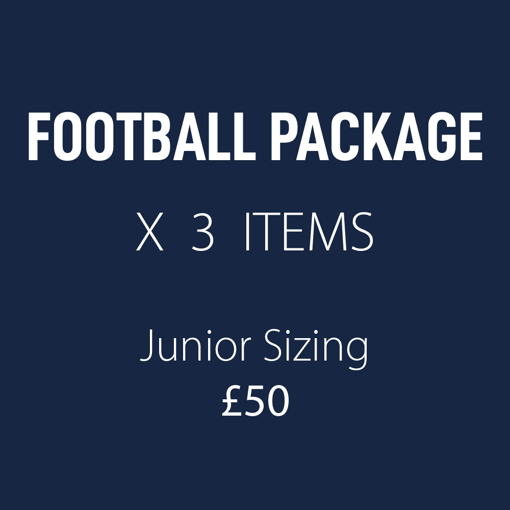 Football Package – Junior  Sizing