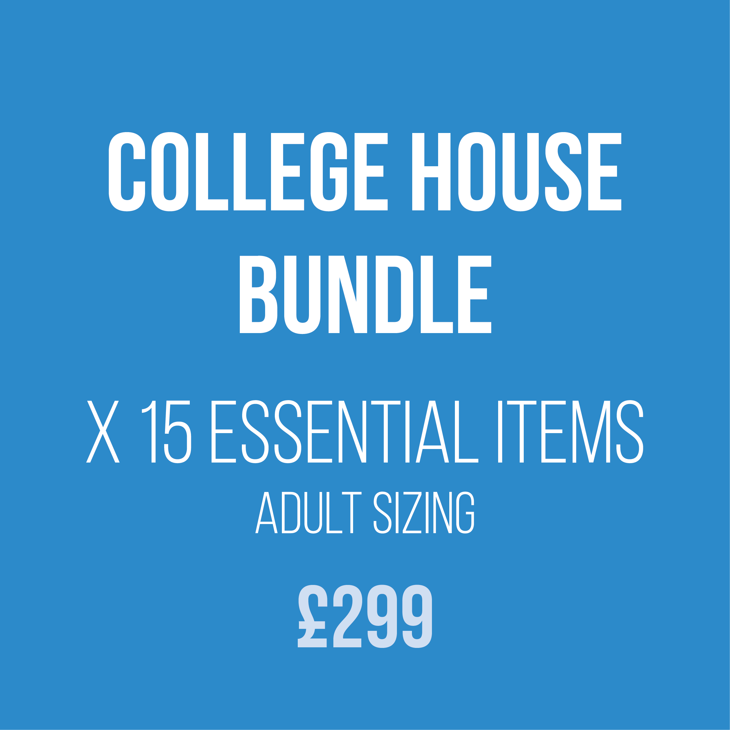 Essential Kit Package – COLLEGE (Adult Sizing)