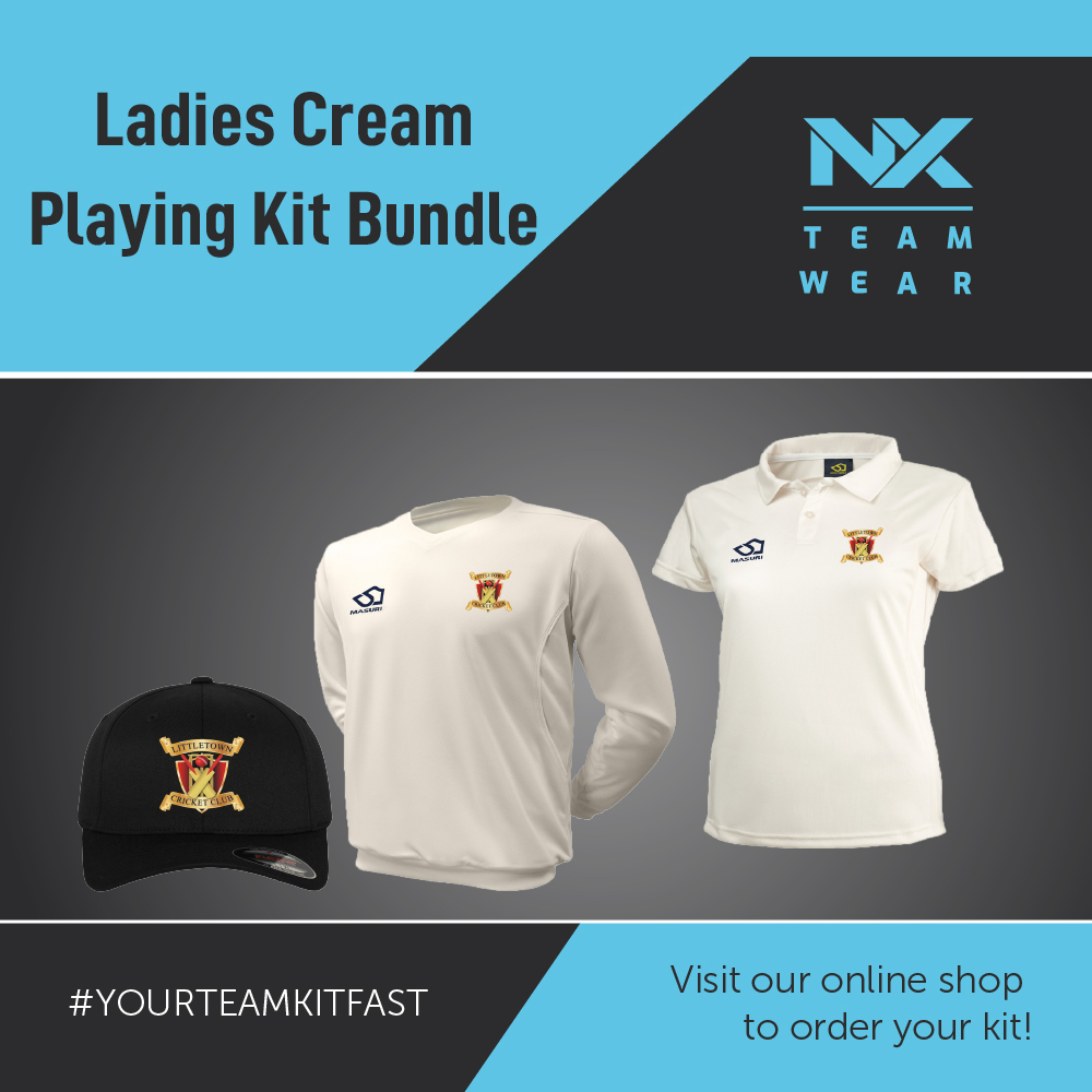 Ladies Cream Playing Kit Bundle