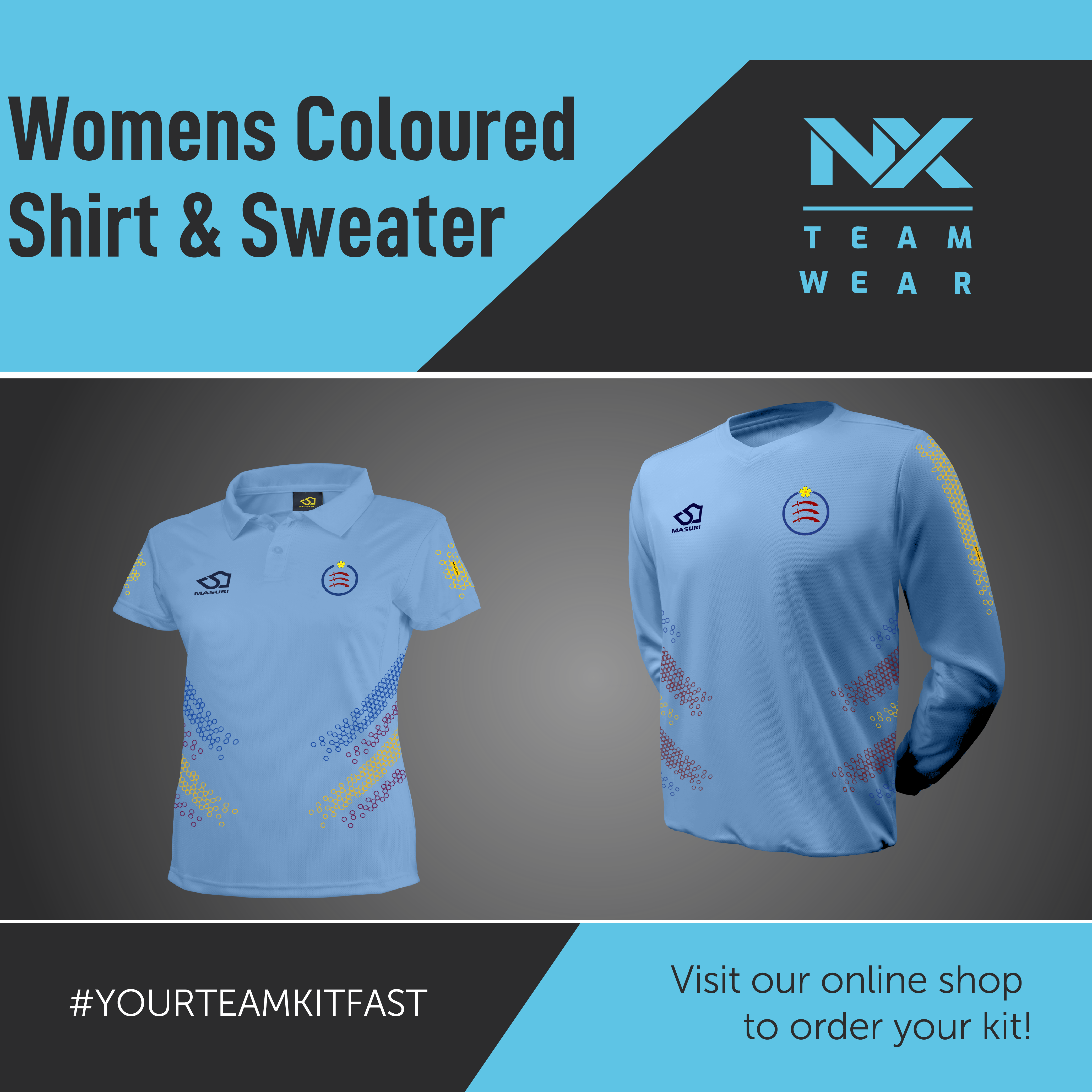 Womens Coloured Shirt & Sweater