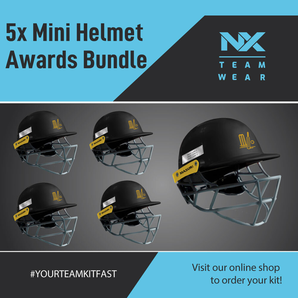 5x Mini Helmet Award