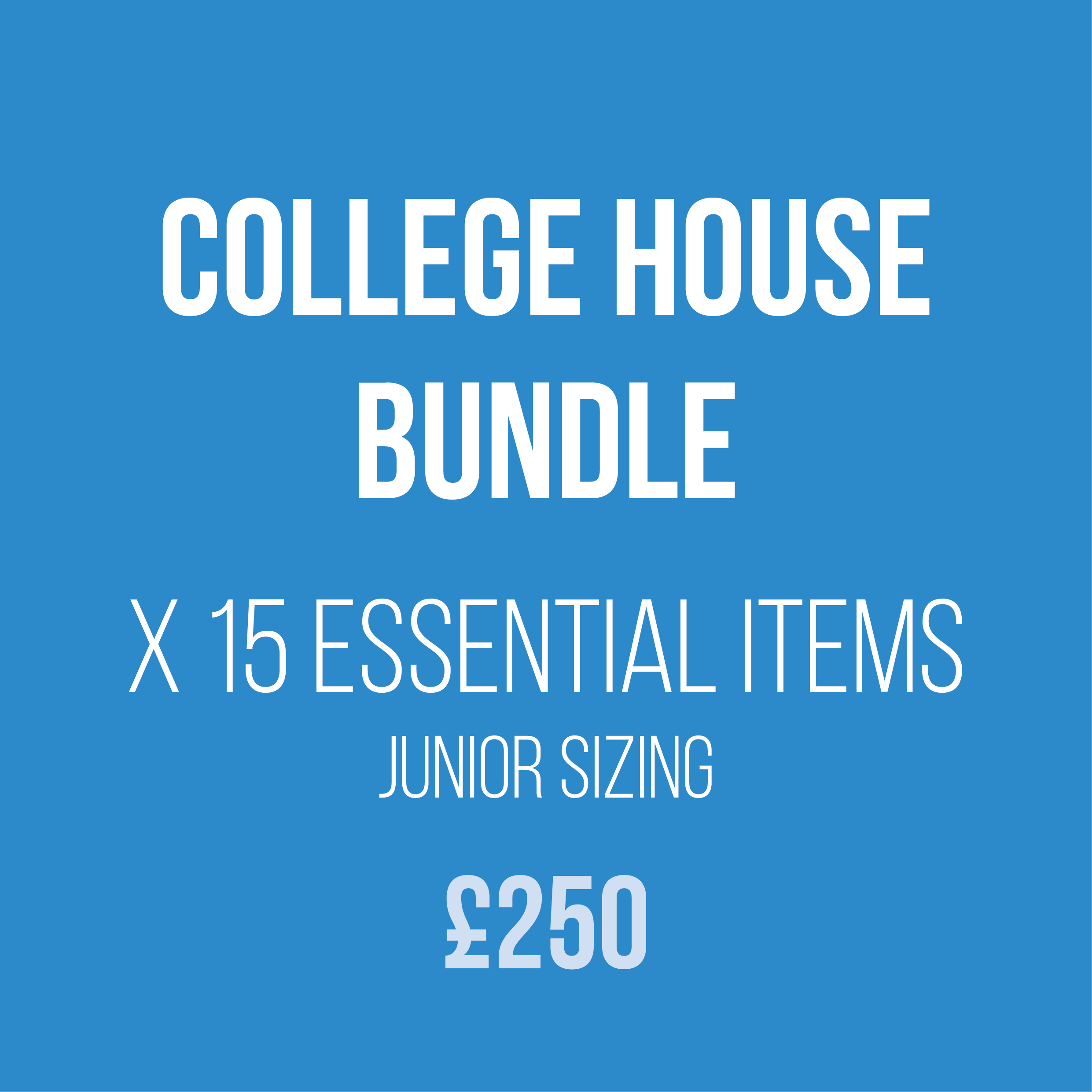 Essentials Kit Package – COLLEGE (Junior Sizing)