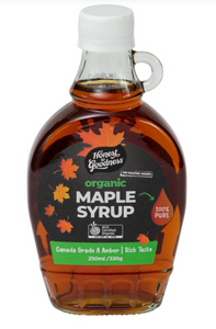Maple Syrup Organic 250ml - Honest to Goodness