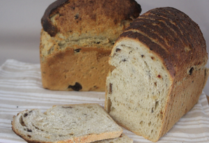 Spelt Olive & Italian Herb Sourdough Loaf (Sliced) ORGANIC 850g - Britts Organic Bakery *Please preorder to ensure supply