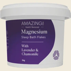 Magnesium Chloride SLEEP Pure Bath Flakes Lavender & Chamomile 2kg - Amazing You