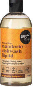 Dishwash Liquid Mandarin 500ml - Simply Clean