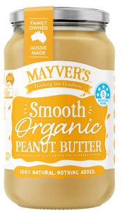 Peanut Butter SMOOTH Organic 375g - Mayvers