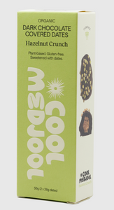 Hazelnut Crunch Dark Choc Dates Organic Twin Pk - Cool Medjool