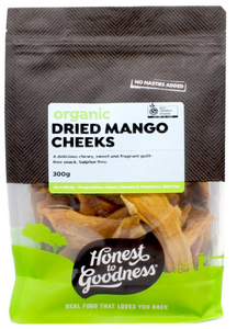 Mango Dried Organic Cheeks 300g - Honest to Goodness
