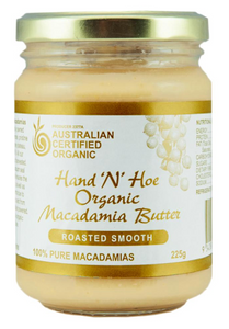 Macadamia Butter ROASTED SMOOTH Organic 225g - HnH