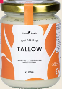 Tallow Beef 100% Grass Fed 250ml - Thrive