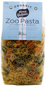 Zoo Pasta with Tomato & Spinach 500g -  H2G
