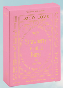 Strawberry Vanilla Burst Organic TWIN Pack 70g - Loco Love