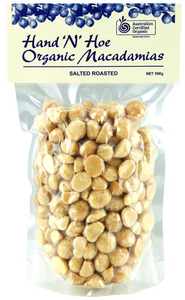 Macadamias ROASTED & SALTED Organic 500g - HnH