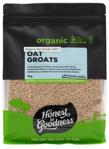 Oat Groats Organic 1kg - H2G