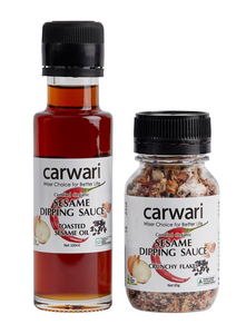 Sesame Dipping Sauce (Flakes and Oil) Organic Pack - Carwari