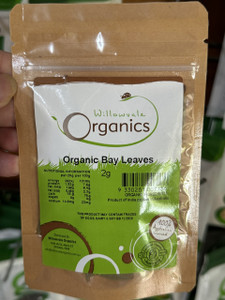 Bay Leaves Organic 2g - Willowvale