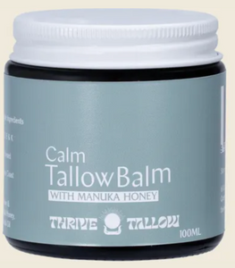 Tallow Balm CALM Moisturiser Grass Fed/Org Ingrds 100ml - Thrive
