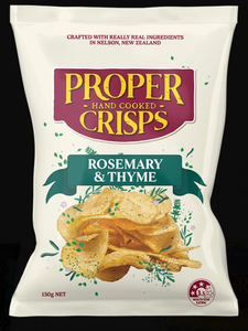 Rosemary & Thyme Crisps 150g - Proper