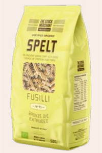 Spelt Fusilli Organic 500g - The Stock Merchant
