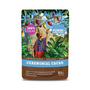 Cacao Paste Raw CEREMONIAL BUTTONS Organic 100g - Power Super Foods