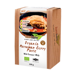MASSAMAN Curry Paste ORGANIC 100g - Lum Lum