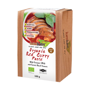 RED Curry Paste ORGANIC 100g - Lum Lum