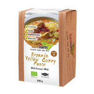 YELLOW Curry Paste ORGANIC 100g - Lum Lum