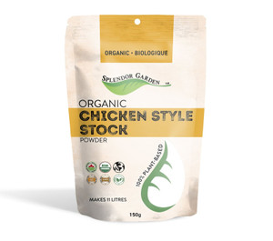 CHICKEN STYLE Plant Based Stock Powder ORGANIC 150g - Splendor Garden