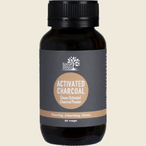 Activated Charcoal 60 Caps - Eden HealthFoods