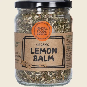 Lemon Balm Organic 40g Jar - Mindful Foods