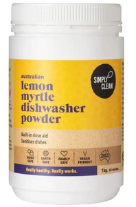 Dishwasher Powder Lemon Myrtle lime 1kg - Simply Clean