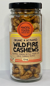 Wildfire Cashews Activated Organic 120g - Mindful Foods