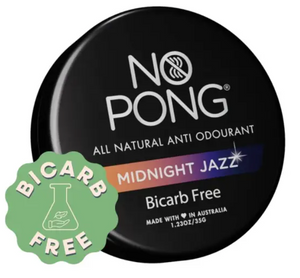 No Pong MIDNIGHT JAZZ BiCarb FREE Anti Odourant 35g Tin