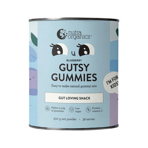 Gutsy Gummies BLUEBERRY (Gut Loving Snack) Powder 300g - Nutra Naturals