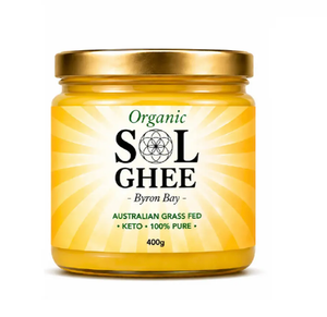 Ghee Organic 400g NEW SIZE - Sol Organics
