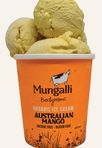 Australian Mango Ice Cream Organic 475ml - Mungalli