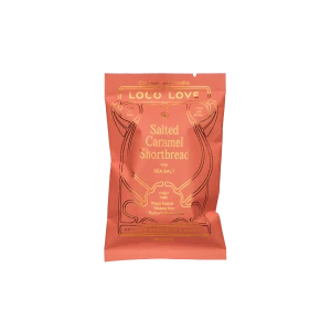 Salted Caramel Shortbread Organic SINGLE 35g - Loco Love