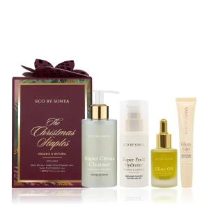 The CHRISTMAS STAPLES pack with BONUS Lip Balm (4 pcs) - Eco by Sonya