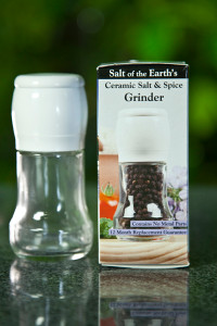 Ceramic Salt & Spice Grinder White (Empty) - Salt of the Earth
