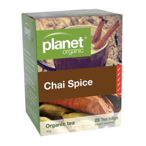 Chai Spice Tea Organic  25 bags - Planet Organic