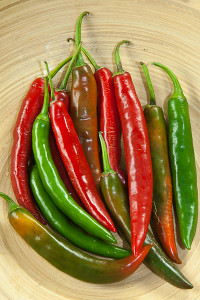 Chillies (Long MIXED) Organic - per 100g