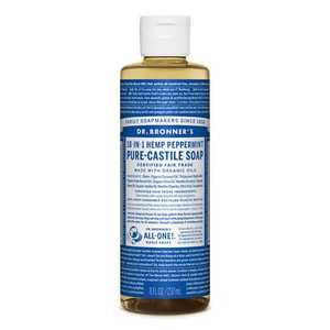 Peppermint Pure Castile Hemp Soap 237ml - Dr Bronner's