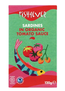 Sardines In Organic Tomato Sauce 135g - Fish 4 Ever