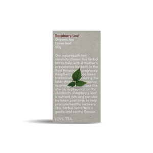 Raspberry Tea Loose Leaf Organic 50g - Love Tea