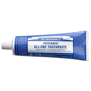 Toothpaste Peppermint 140g - Dr Bronner's
