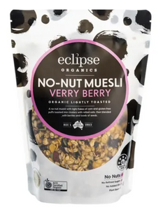 Muesli - Verry Berry Crunch - No Nut - Organic 410g - Eclipse Organics