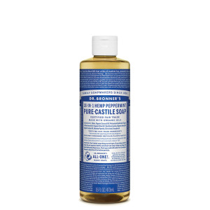 Peppermint Pure Castile Hemp Soap 473ml - Dr Bronner's